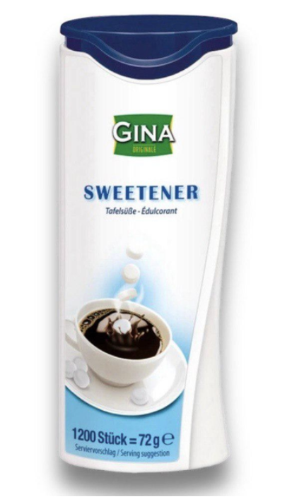 Замінник цукру Gina 1200 таблетки 72г